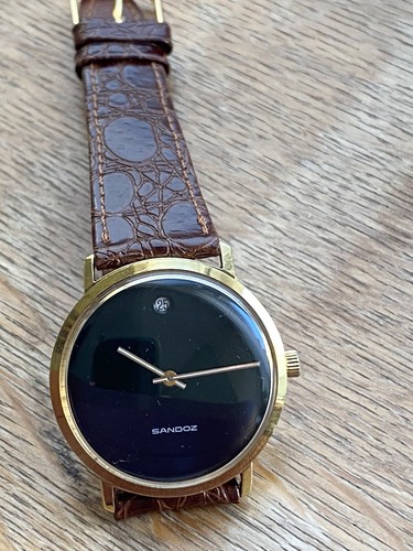 Vintage mens sandoz watch - mens,
