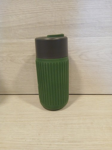 Black blum glass travel cup - +,