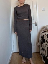 Zara synch jumper brown midi