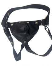 Genuine Leather Black Harness