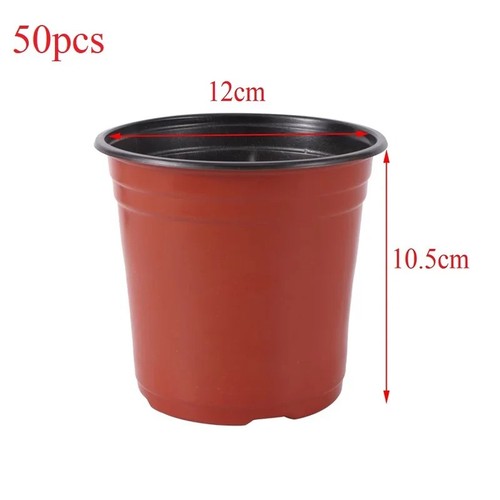 Plastic flower pots grow - plastic, box