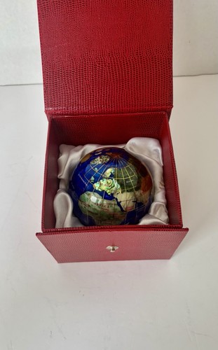 Gemstone world globe - gemstone,