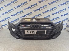 2019 AUDI S3 8V FRONT BUMPER COMPLETE BLACK LY9T