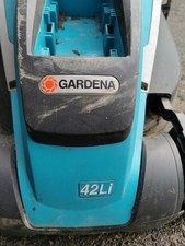 Gardena lawnmower 42Li with 2x 36 volt batteries & 2x chargers