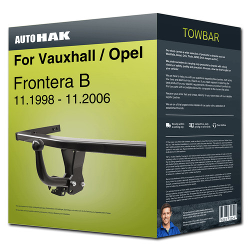 Towbar fixed for vauxhall - towbar,