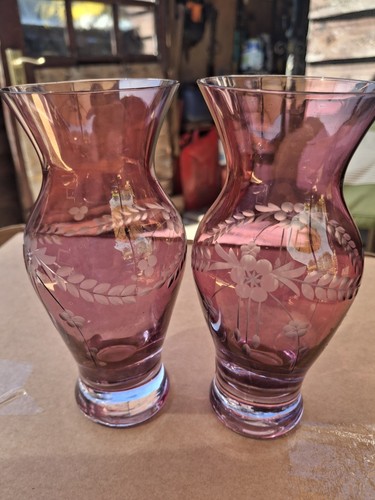 Pair bohemian ruby - pair,