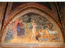 Picture Postcard, S. Gimignano, Adamo Nel Paradiso Terrestre, Bartolo Di Fredi