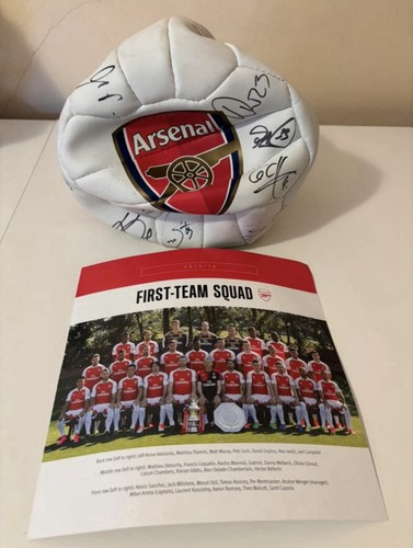 Arsenal 2015 signed ball - signed,