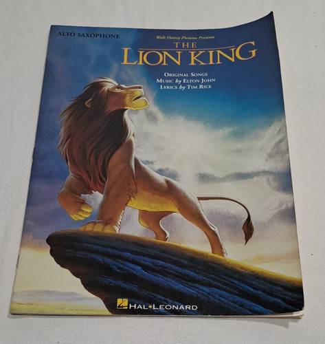 Lion king music book - music,