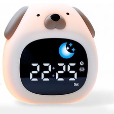Dog Design Alarm Clock Bright