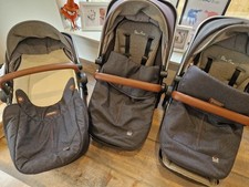 Silver Cross Wave double Pushchair - Travel System