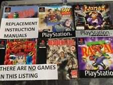 Playstation 1- Instruction Manual Originals  - NO GAME - FREE UK Postage