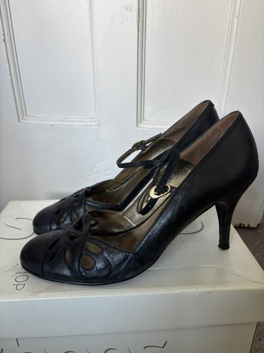 Vintage topshop black - black, leather