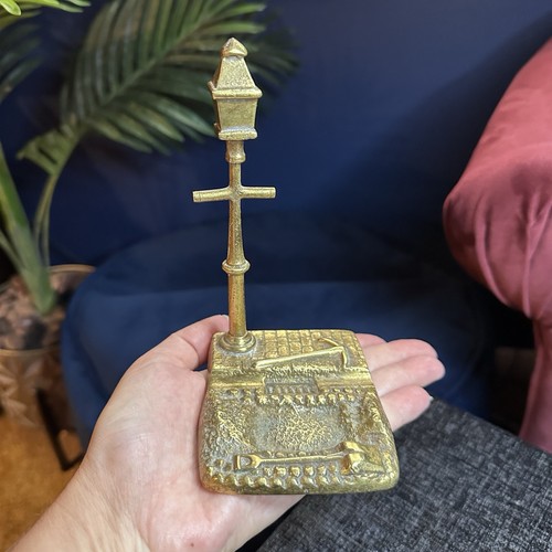 Vintage brass coal mining - coal,