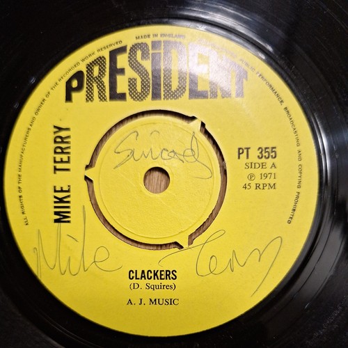 Mile terry clackers signed - clackers, 7"