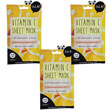 Sheet Mask Vitamin C Hydration Skin and Uneven Skin Tone Face Masks Oh K!  x 3