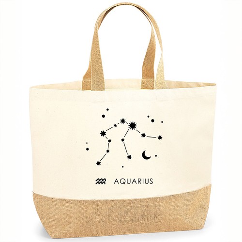 Zodiac constellation tote bag - zodiac,