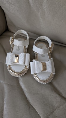 Baby girl white and gold - and,