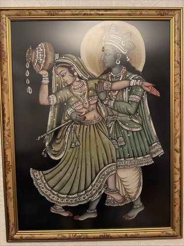 Vintage framed radha - vintage,