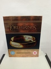 LORD OF THE RINGS Extended Edition Trilogy Blu Ray DVD Box Set CG H09