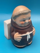 Vintage Goebel Friar Tuck Matchbox Holder RX111 Hummel Monk TMK-3 Figure