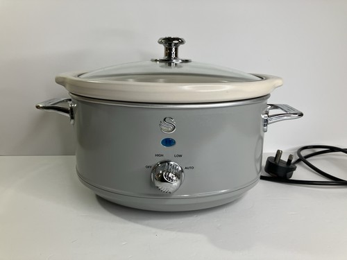 Swan retro slow cooker grey - retro,