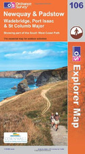 Newquay and Padstow (OS Explorer Map): S... by Ordnance Survey Sheet map, folded