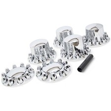 Chrome Wheel Hub Cover Semi