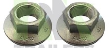2 x M27 Genuine Alko 'One Shot' Axle End Nut, Hub, Stake, Caravan, Trailer, 2361