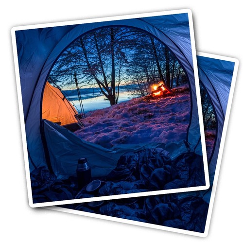 Vinyl stickers lakeside - 2x,