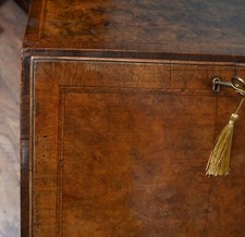 Victorian bureau desk walnut - desk,