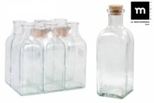 Glass Bottles with cork TAP