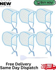 6PCS Highlighting Cap Hair Highlights Coloring Dye Tool Set Frosting Cap Hair Dy