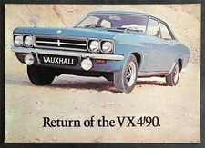 VAUXHALL VX 4/90 Car Sales Brochure Jan 1970  Ref V1934/1/70=