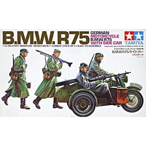 Tamiya bmw r75 sidecar - bmw, 1/35