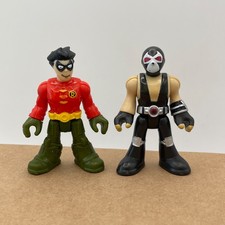Imaginext DC Super Friends Robin Bane Action Figures Fisher-Price Combi P&P #G