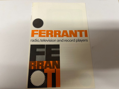Ferranti radio record - ferranti, radio,tv,record