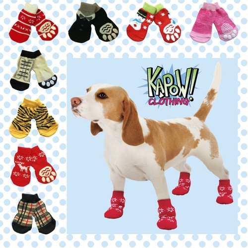 Winter dog socks - winter, 4pk