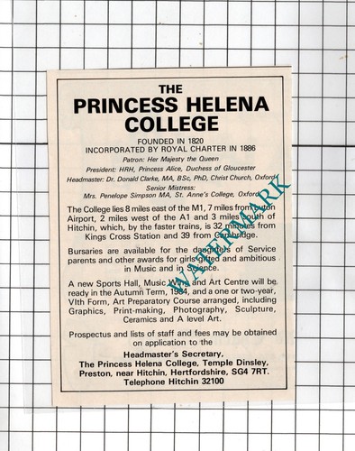 The princess helena college - princess,