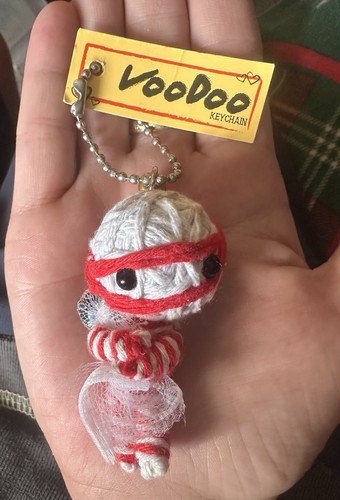 Voodoo doll keychain keyring - doll,