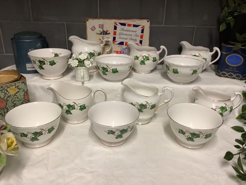 Vintage mismatched sugar - vintage,