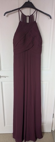 Burgundy veromia prom dress - veromia,