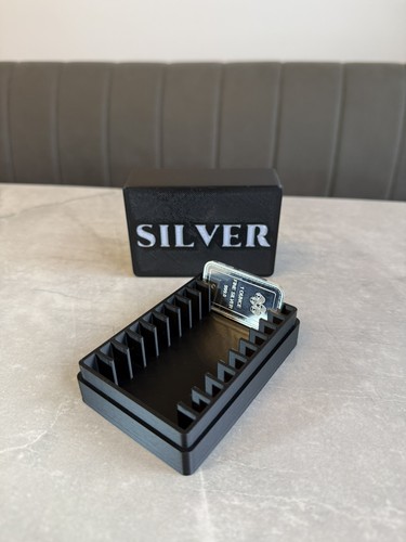 Silver 1oz bar storage box - silver,