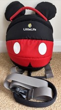 LittleLife Mickey Mouse Backpack With Reins / Parent Cord