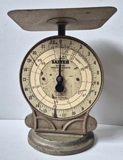 Vintage Salter Postal Scales Model 25 10.5 x 8 Inches Rustic