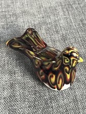 Vintage Glass Bird Ornament 