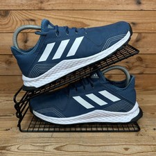 Adidas Trainers Womens Size UK 4.5 Youngstar Blue White Spikeless Hockey Shoes