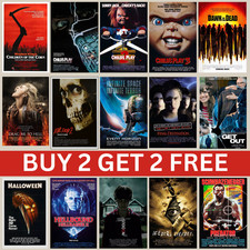 RETRO HORROR MOVIE POSTERS