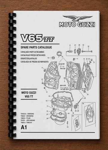 Moto guzzi v65 - tt, spare