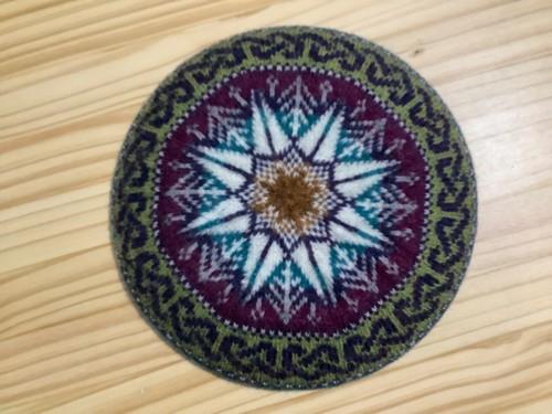 Fair isle beret hand - isle,